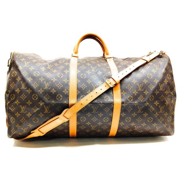 Louis Vuitton Monogram Keepall Bandouliere 60 Boston Bag - Picture 1 of 9
